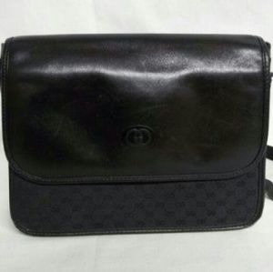 Vintage Black Gucci Shoulder Bag